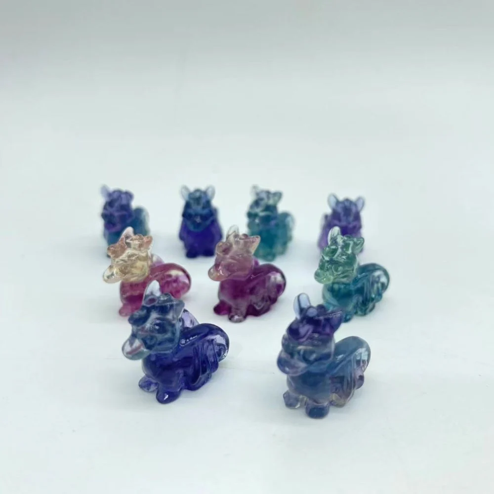 Rainbow Fluorite Flying Mini Dragon Wholesale - Image 3