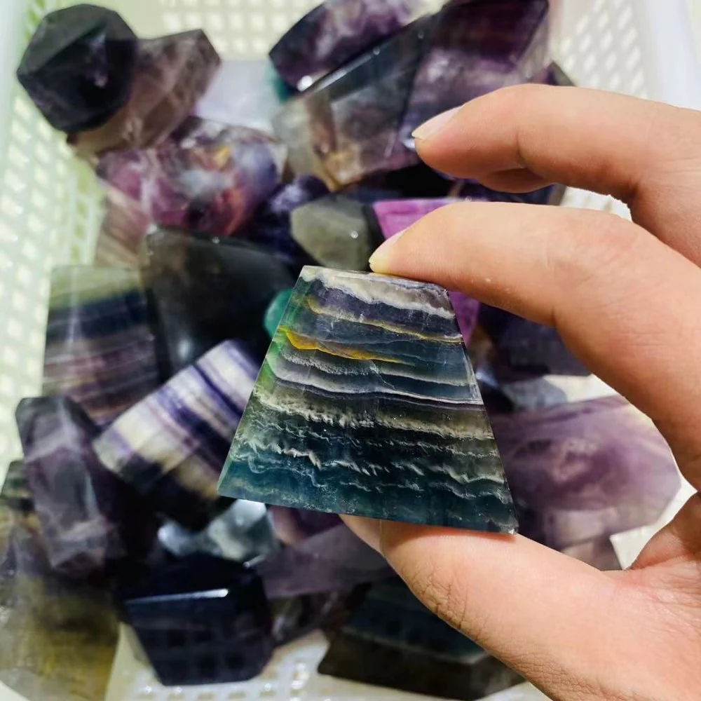 Rainbow Fluorite Free Form Wholesale Bulk - Image 4
