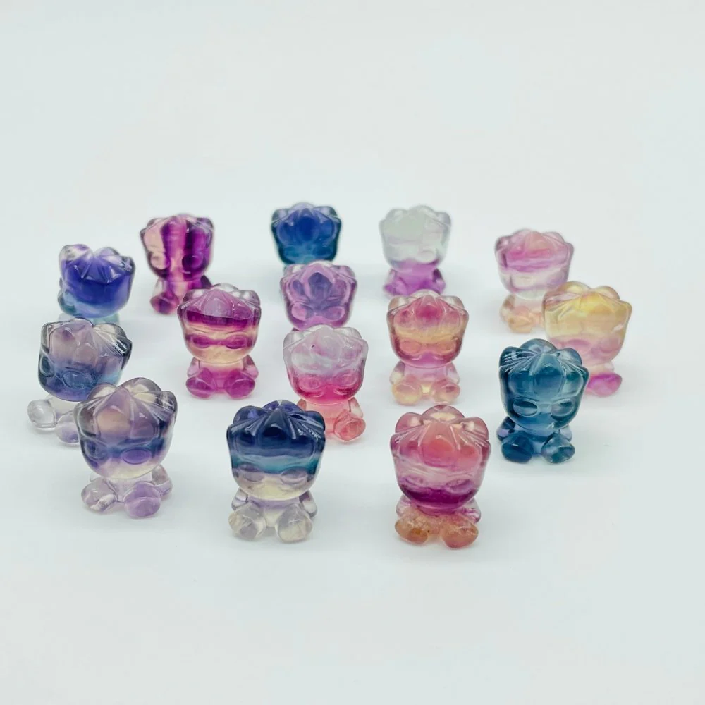 Rainbow Fluorite Groot Carving Wholesale - Image 2