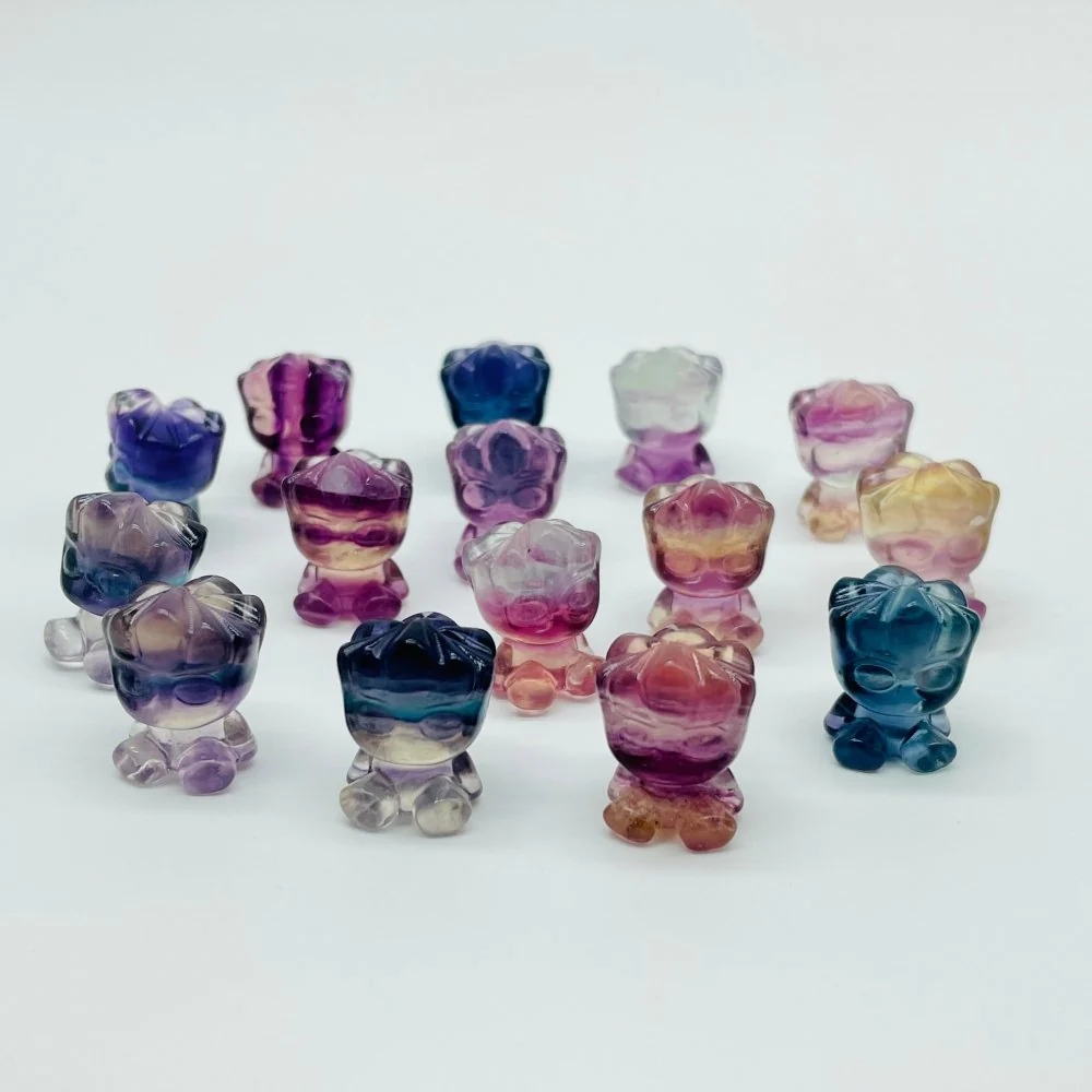 Rainbow Fluorite Groot Carving Wholesale - Image 4