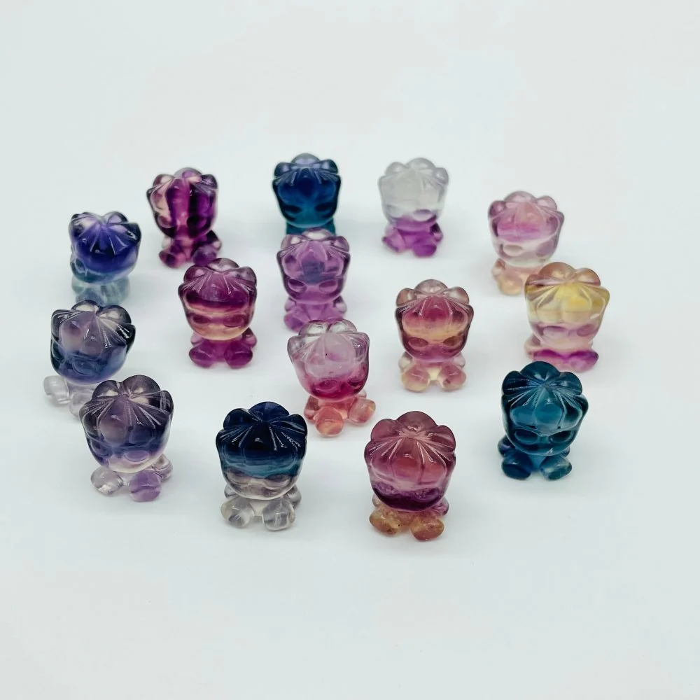 Rainbow Fluorite Groot Carving Wholesale - Image 5