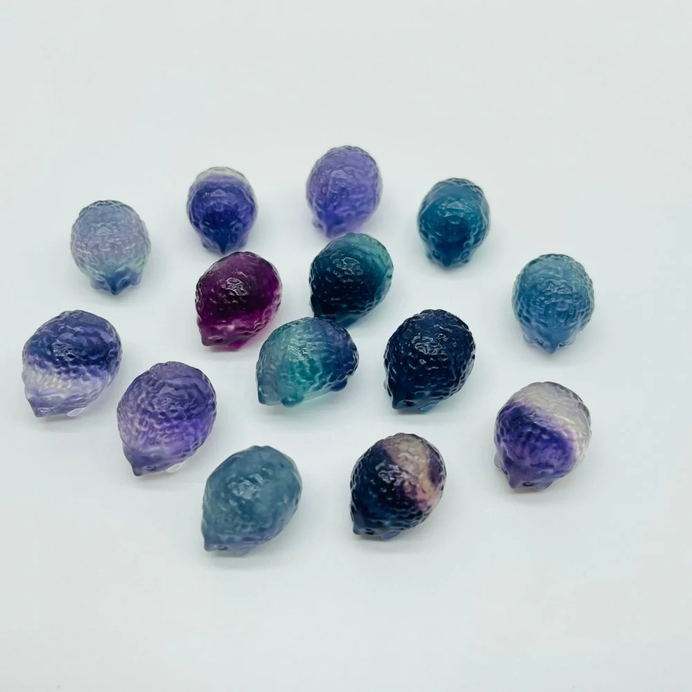 Rainbow Fluorite Mini Hedgehog Carving Wholesale - Image 3