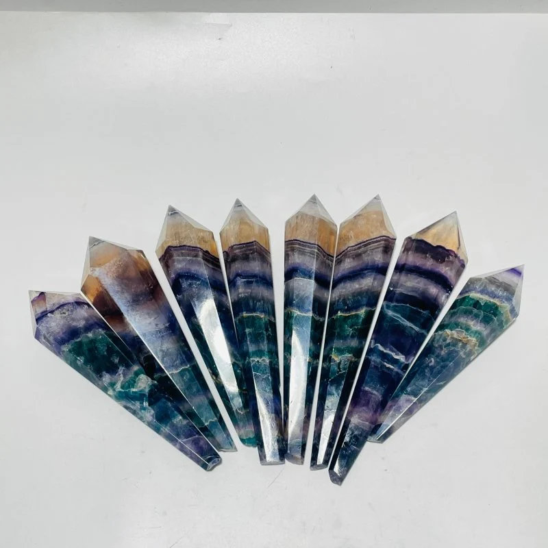 Rainbow Fluorite Point Scepter Magic Wand Wholesale - Image 2