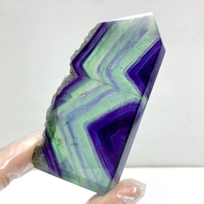 Rainbow Fluorite Raw Side Point Tower Wholesale - Image 4