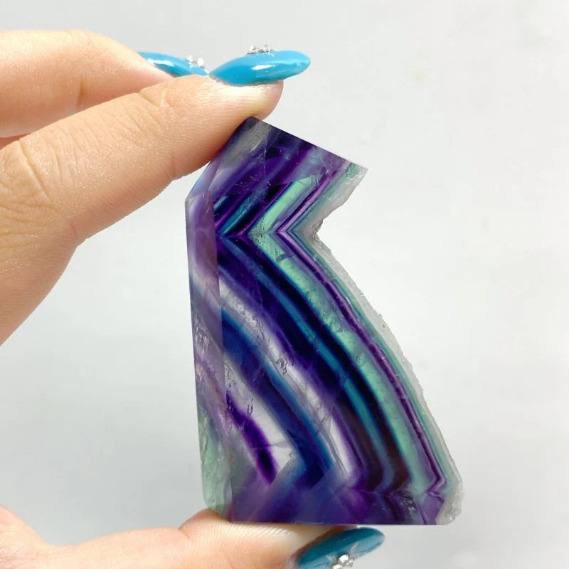 42 Pieces Rainbow Fluorite Raw Side Tower - Image 2