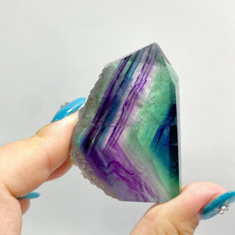 42 Pieces Rainbow Fluorite Raw Side Tower - Image 3