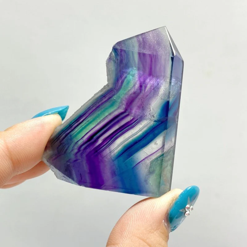 42 Pieces Rainbow Fluorite Raw Side Tower - Image 5