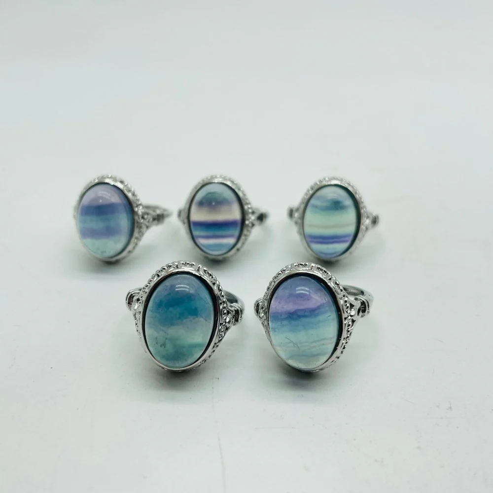 Rainbow Fluorite Ring Wholesale - Image 3