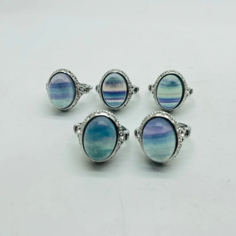 Rainbow Fluorite Ring Wholesale - Image 5