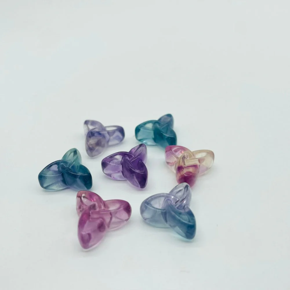 Mini Rainbow Fluorite Triangle Circle Wholesale - Image 3