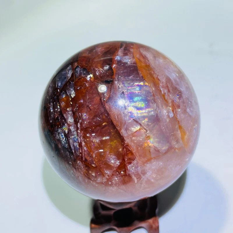 Six Star Line Fire Quartz Sphere - Image 3