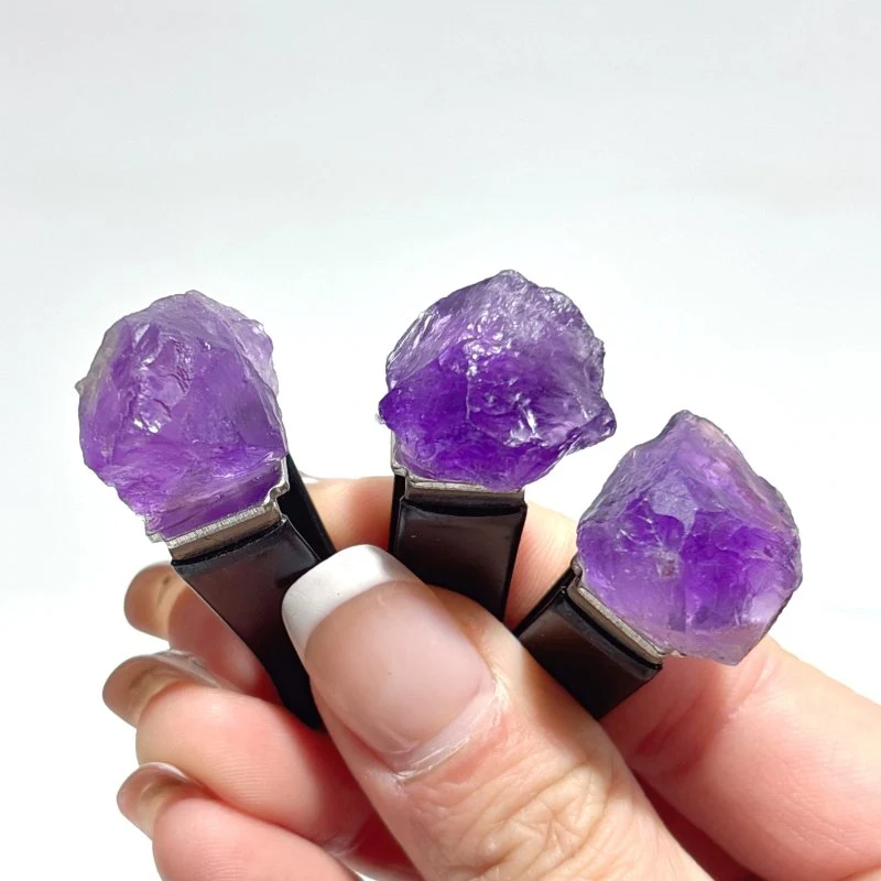 Raw Amethyst Car Air Vent Clips Wholesale Car Accessories - Image 4