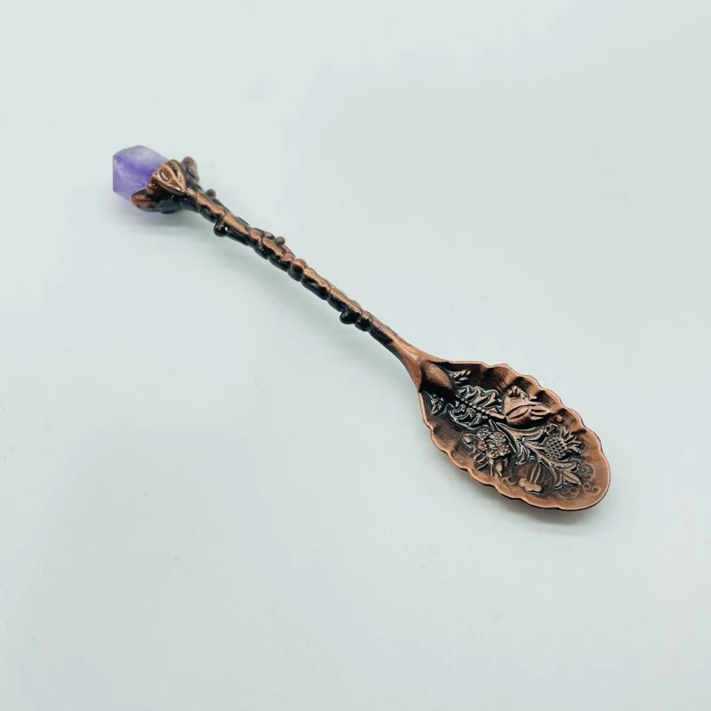 Raw Amethyst Cluster Coffee Spoon Wholesale - Image 5