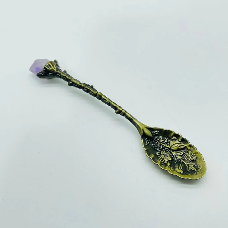 Raw Amethyst Cluster Coffee Spoon Wholesale - Image 7