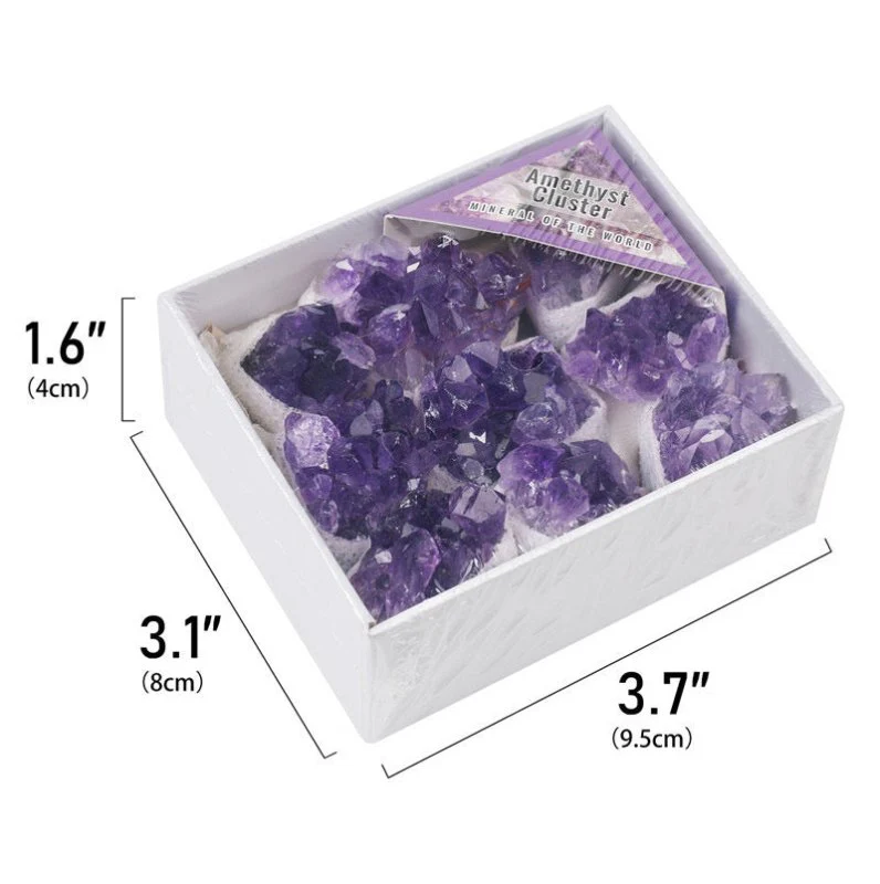 Raw Amethyst Cluster Small Gift Box - Image 3