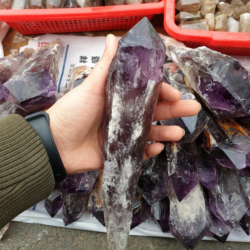 Raw Amethyst Point Wand Specimen Wholesale - Image 3