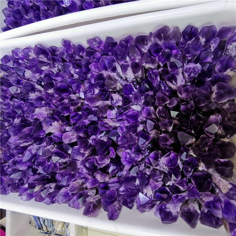 Raw Amethyst Specimen Wand Tower Points Wholesale - Image 4