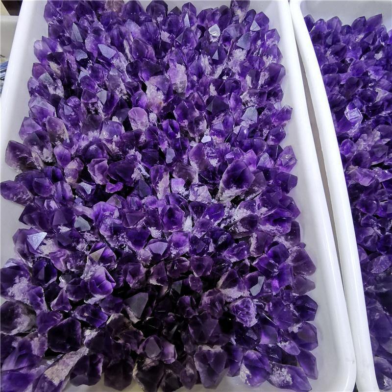 Raw Amethyst Specimen Wand Tower Points Wholesale - Image 6