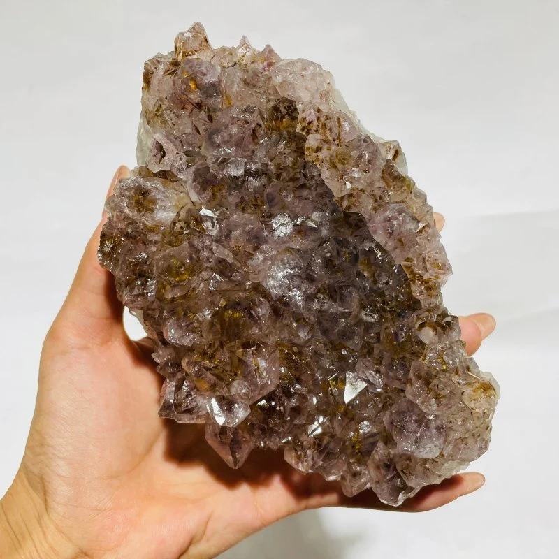 5 Pieces Raw Amethyst Super7 Cacoxenite Cluster Stone - Image 7