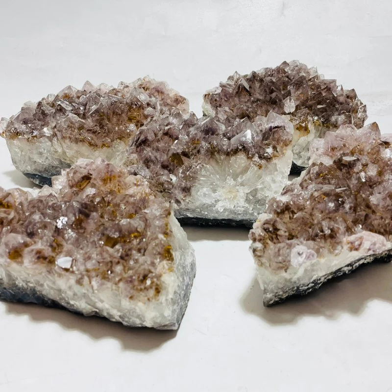 5 Pieces Raw Amethyst Super7 Cacoxenite Cluster Stone - Image 9
