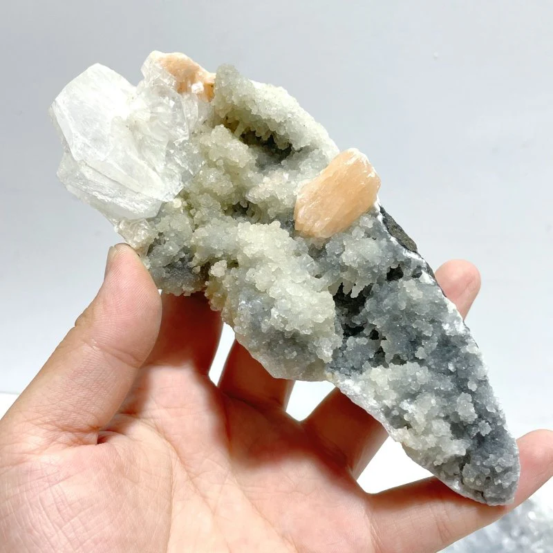 8 Pieces Raw Apophyllite Stone Specimen - Image 5