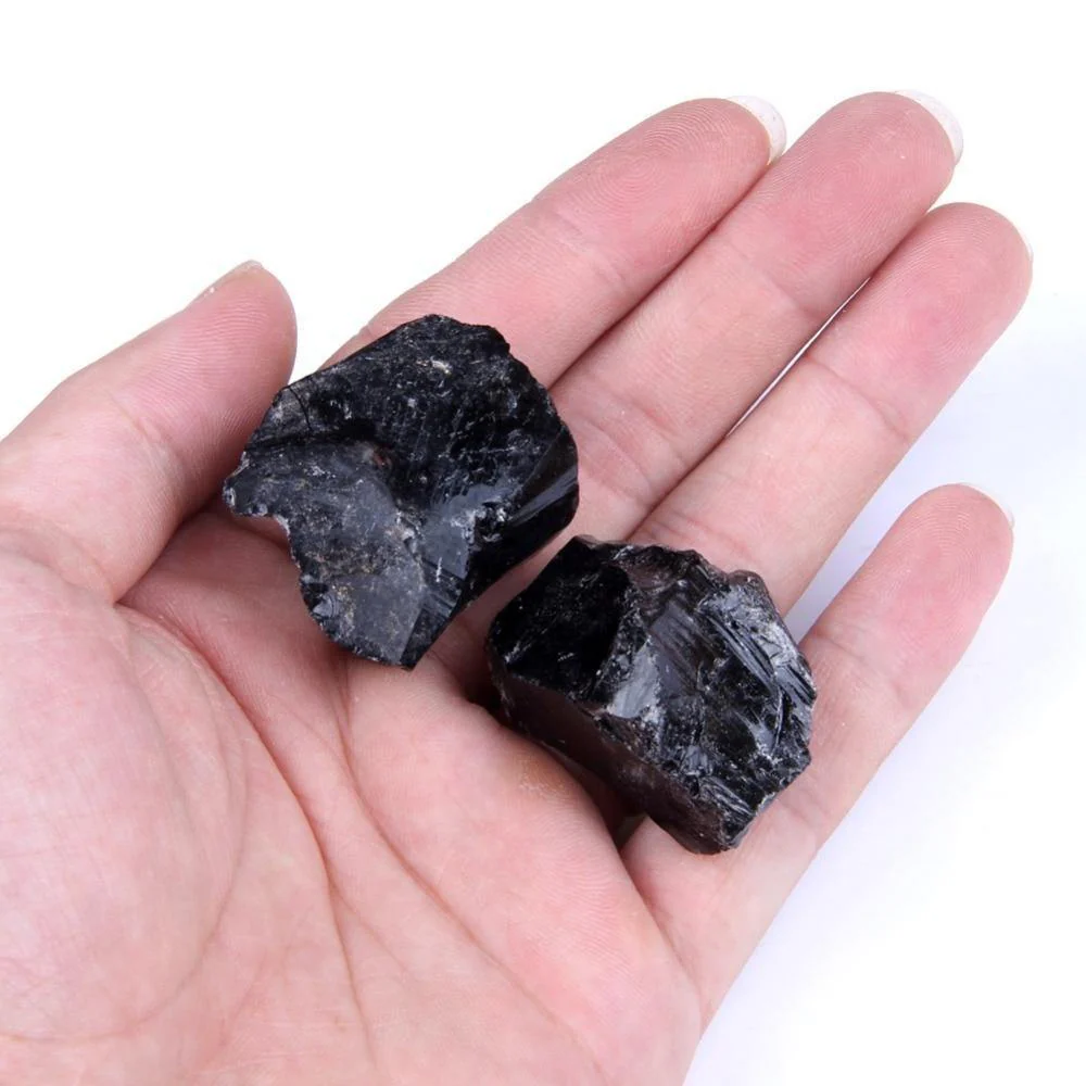 Raw Black Obsidian Quartz Stones Wholesale - Image 4