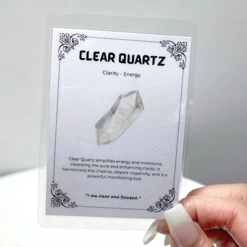 Raw Mini Brazil Clear Quartz Points Gift Box Wholesale Shrink Wrap Packaging - Image 2