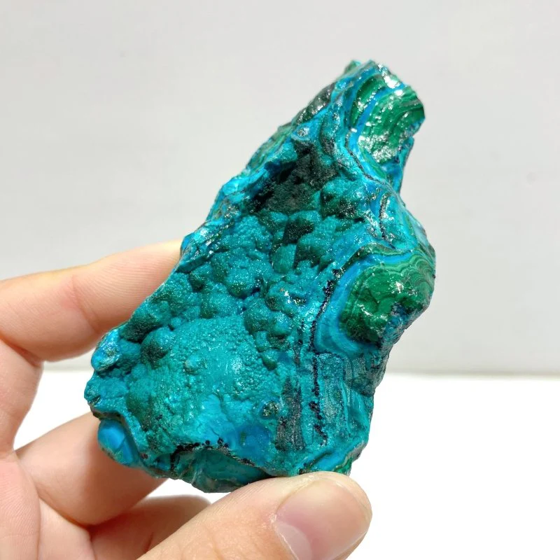 28 Pieces Beautiful Raw Chrysocolla Mixed Malachite Specimen - Image 4