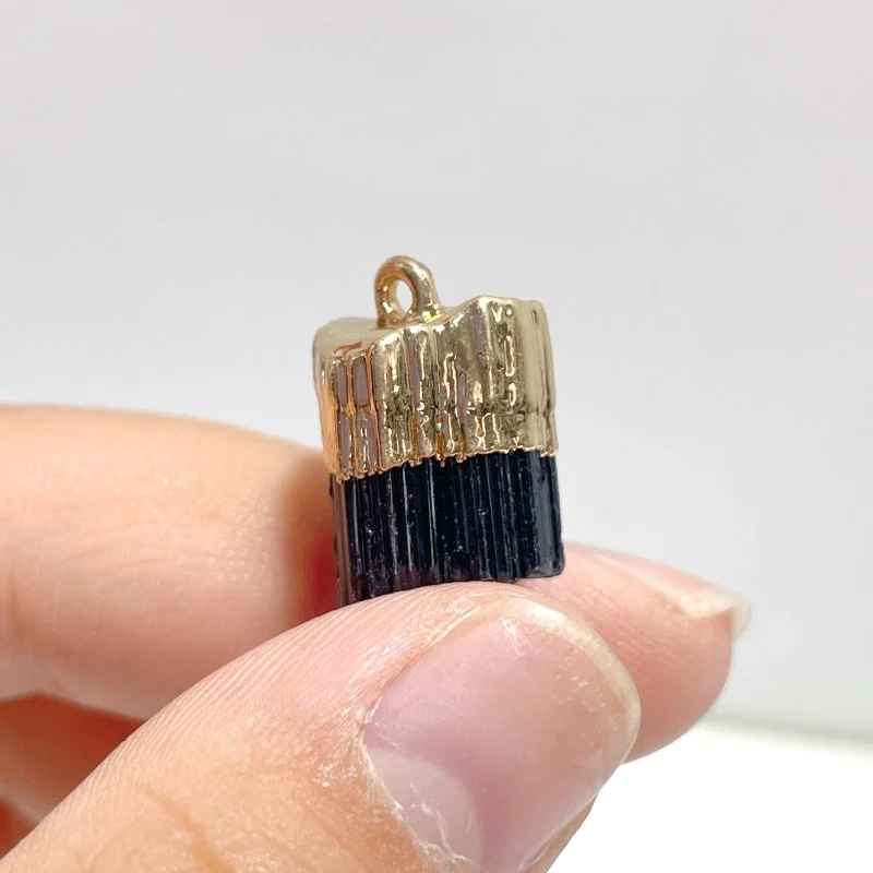 Raw Crystal Stones Pendant Wholesale Black Tourmaline Amethyst Aura Clear Quartz - Image 12