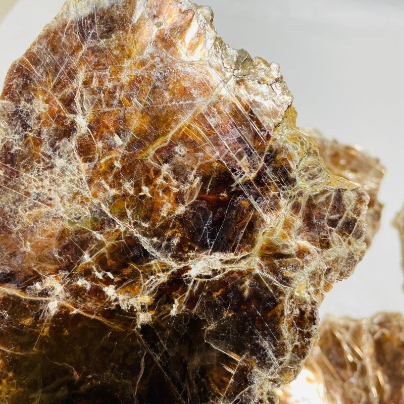 5 Pieces Raw Gold Mica Slab Stone Specimen - Image 9