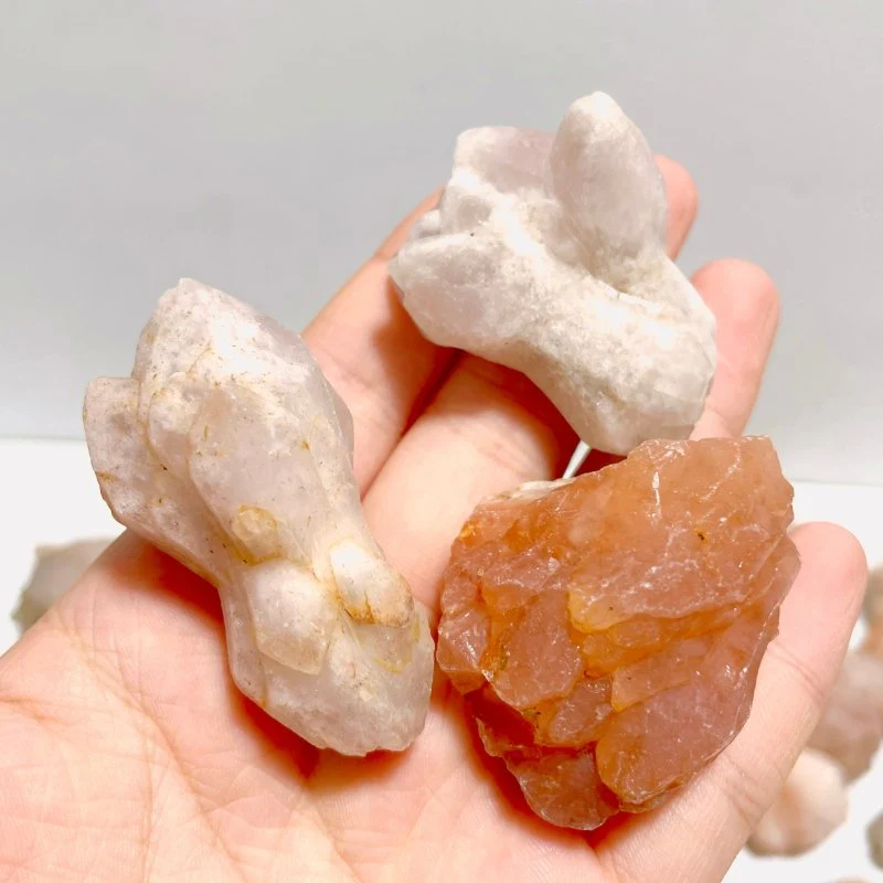 45 Pieces Raw Pink Quartz Specimen - Image 8