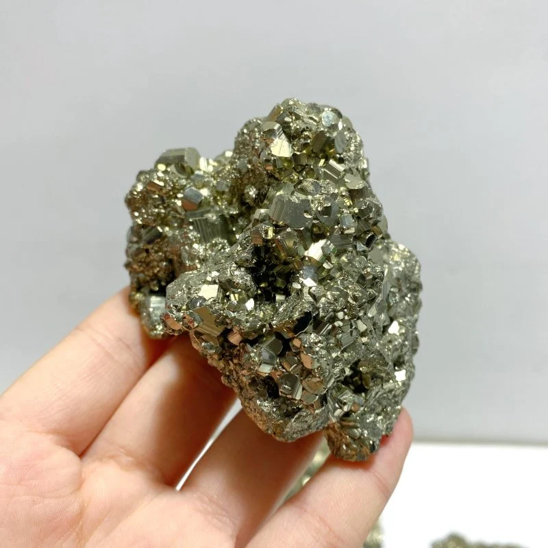 7 Pieces Raw Pyrite Mixed Calcite Mineral Specimen Home Decor For Collection - Image 6