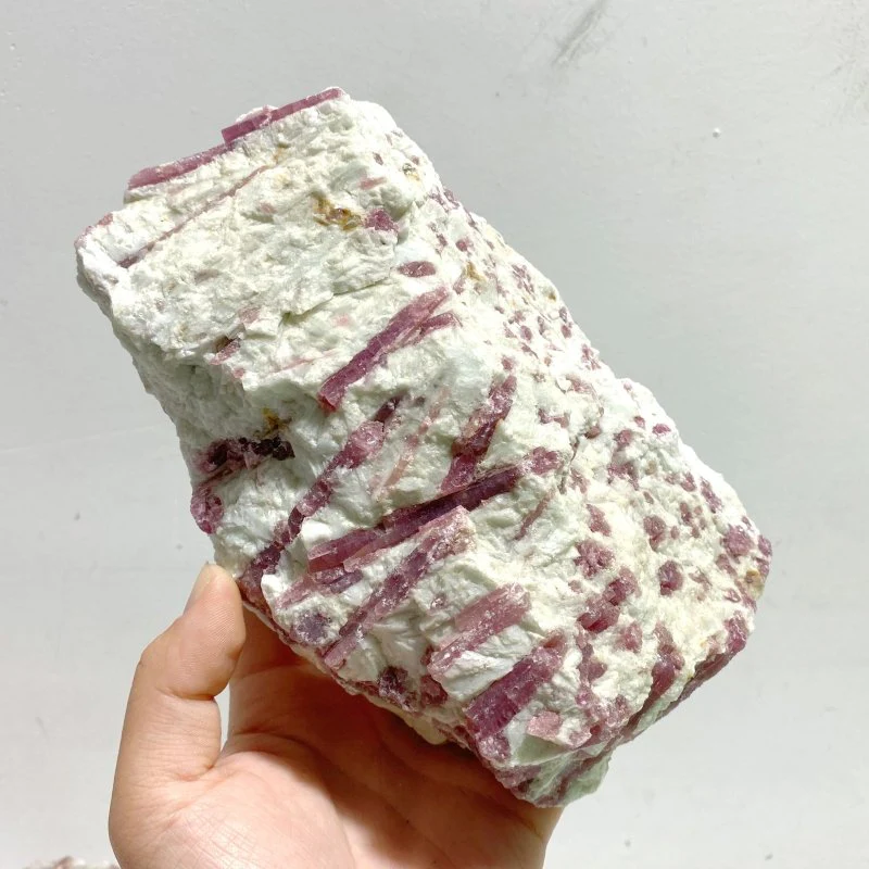 3 Pieces Large Raw Red Tourmaline Specimen - Image 4