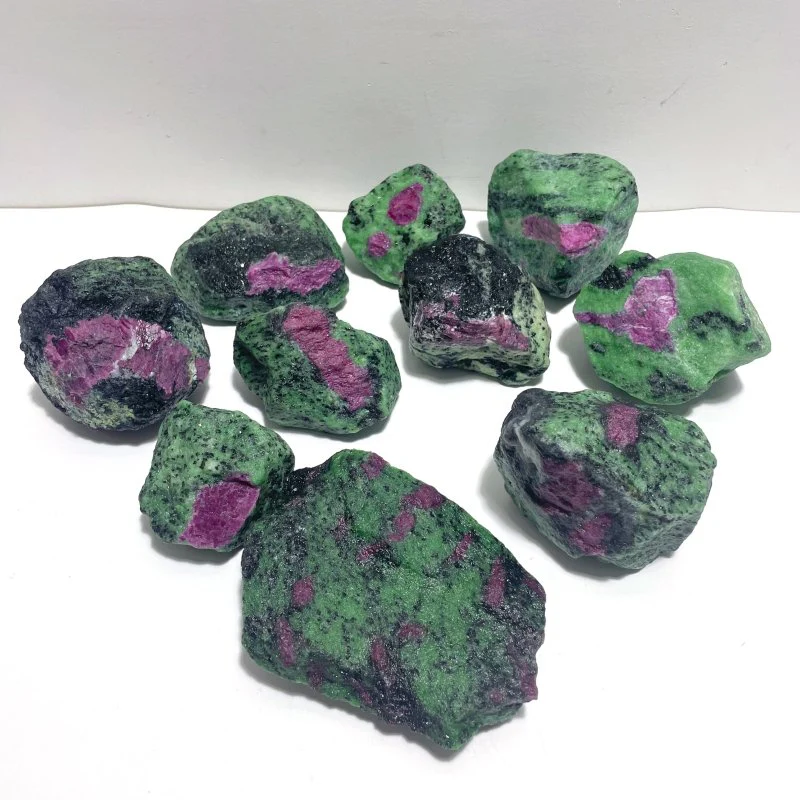 10 Pieces Large Raw Ruby Zoisite Specimen