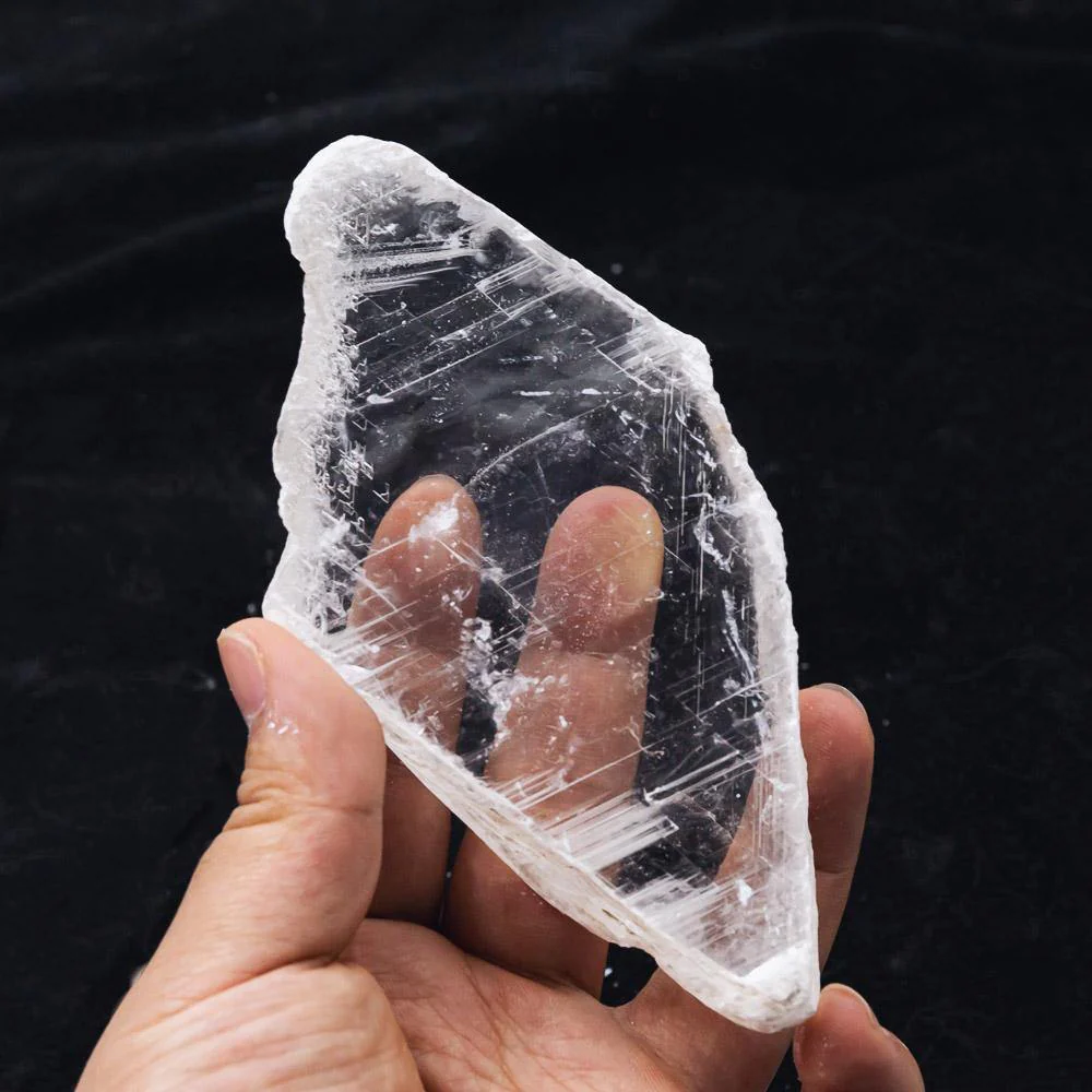 Raw Natural Selenite Rough Wholesale - Image 3
