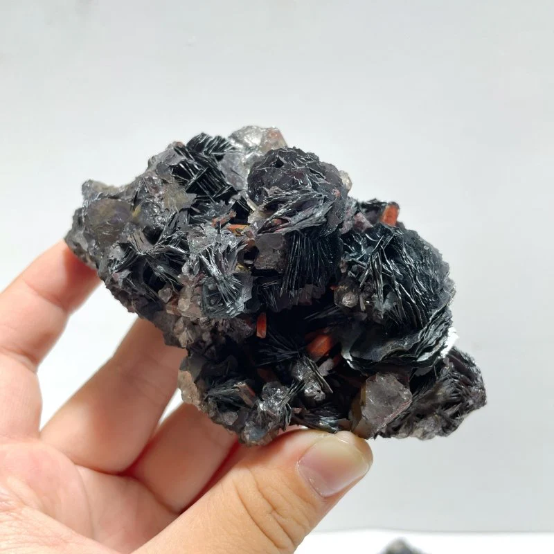 3 Pieces Raw Specularite Crystal Specimen Specular Hematite - Image 2