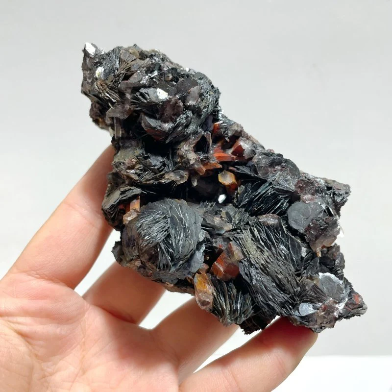 3 Pieces Raw Specularite Crystal Specimen Specular Hematite - Image 3