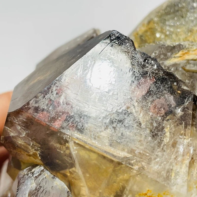 Record Keeper Enhydro Smoky Quartz Backbone Healing Energy Crystal - Image 2