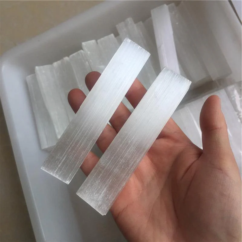 Raw Rectangle Selenite Sticks Wholesale - Image 7