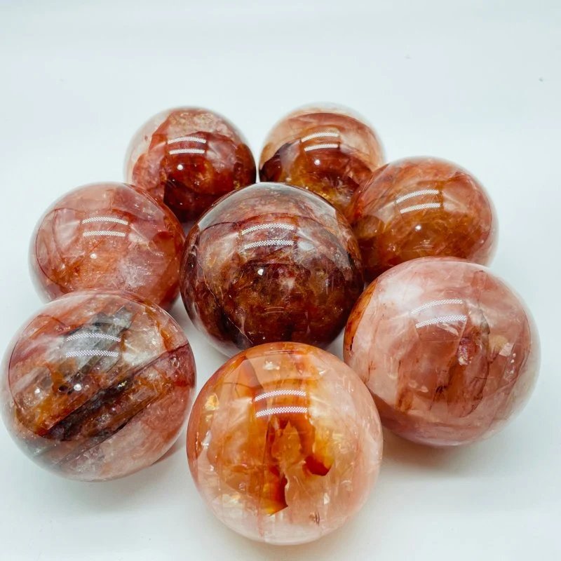 Red Fire Quartz Sphere Crystal Ball Wholesale