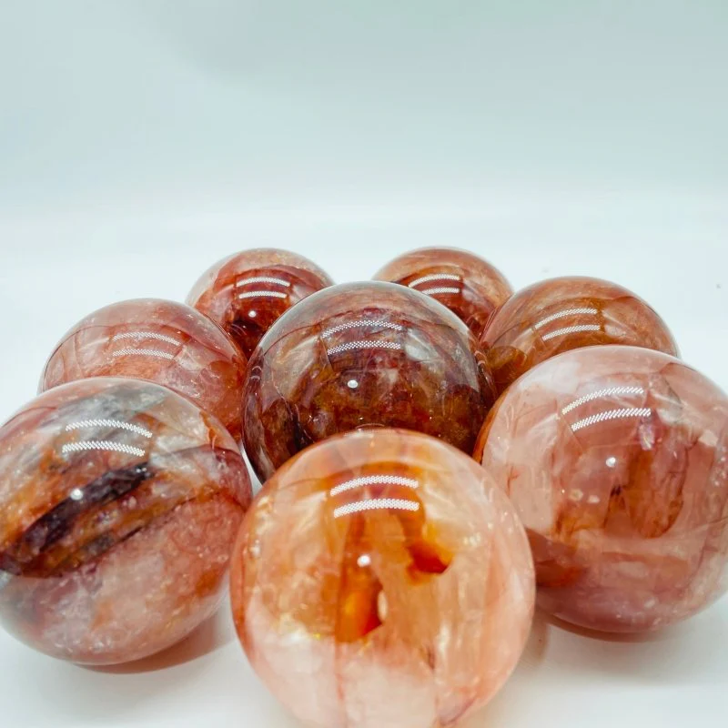 Red Fire Quartz Sphere Crystal Ball Wholesale - Image 5
