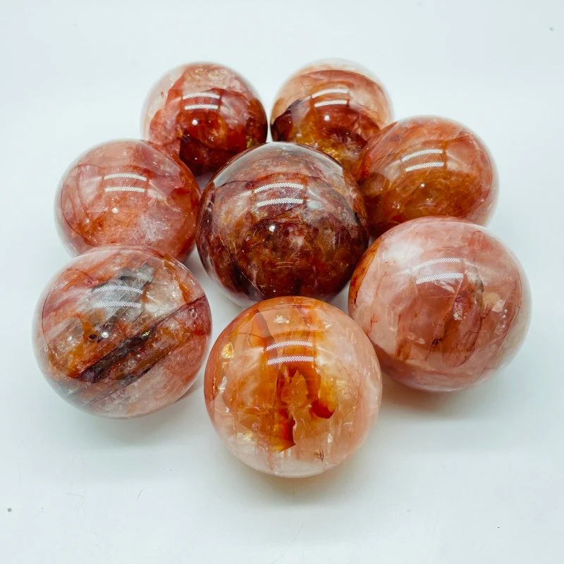 Red Fire Quartz Sphere Crystal Ball Wholesale - Image 6