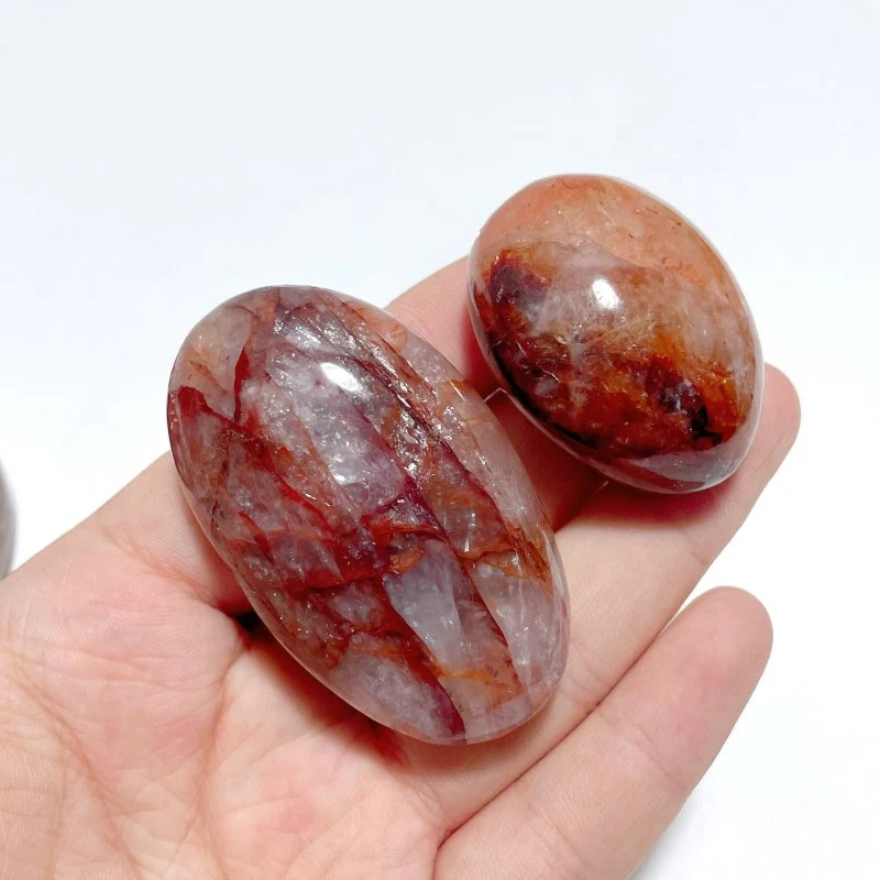 Beautiful Fire Quartz Tumbled/Palm Wholesale - Image 3