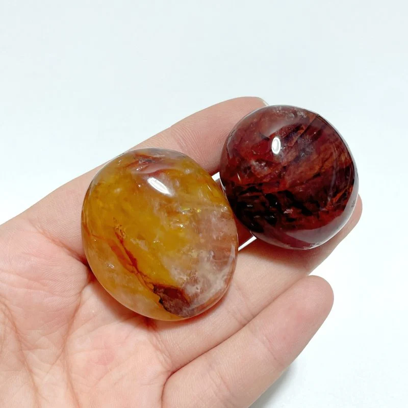 Beautiful Fire Quartz Tumbled/Palm Wholesale - Image 7