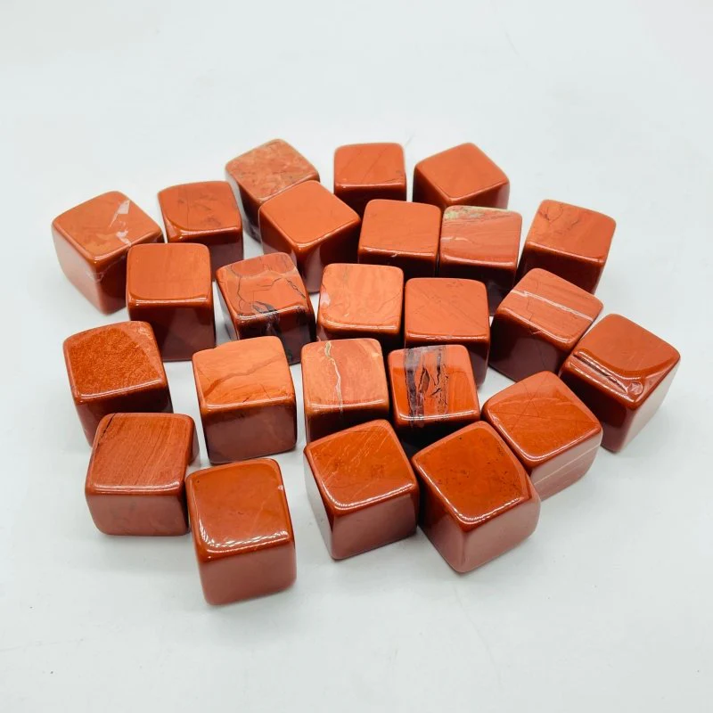 Red Jasper Cube Tumbled Wholesale