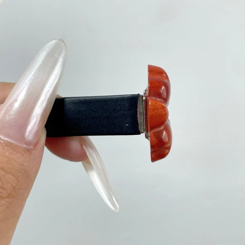 Red Jasper Four Leaf Clover Car Air Vent Clips Crystal Wholesale Car Accessories - Image 5