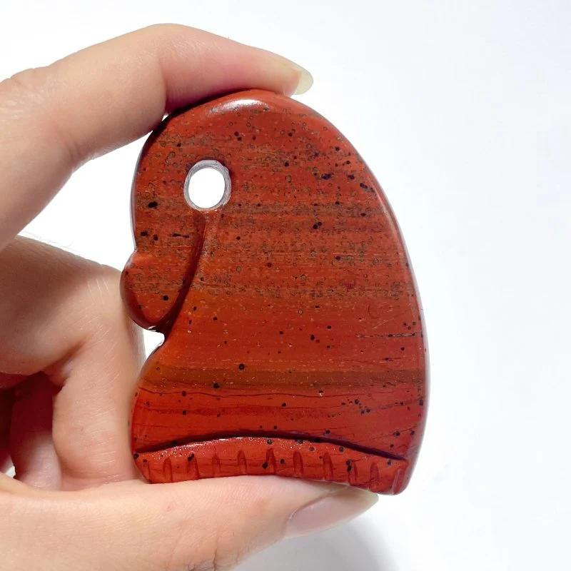 Red Jasper Gloves And Hat Christmas Carving Wholesale - Image 2