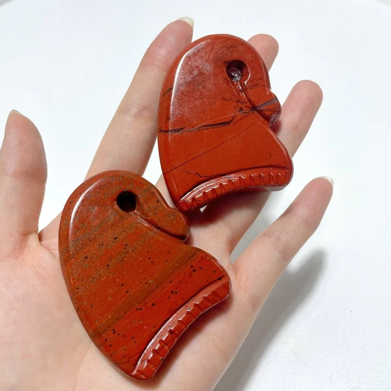 Red Jasper Gloves And Hat Christmas Carving Wholesale - Image 3