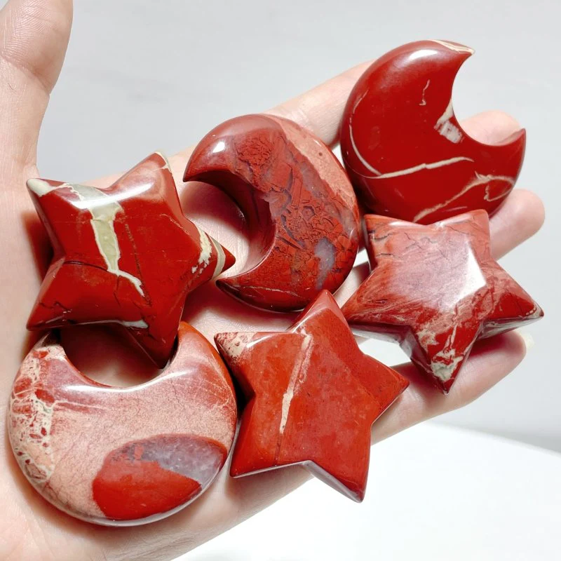 Red Jasper Moon And Star Wholesale