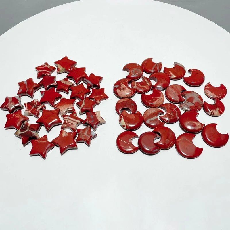 Red Jasper Moon And Star Wholesale - Image 2